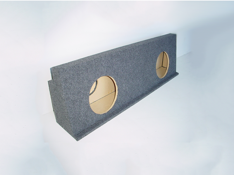 2001-2007 Chevy Crew Cab HD Behind the Seat Sub Box 2x12" Carpeted