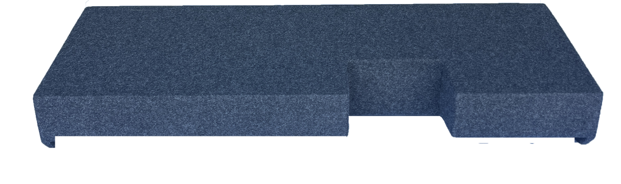 2019 & UP CHEVY CREW CAB DOWN FIRE PORTED 2 X 8" Carpeted