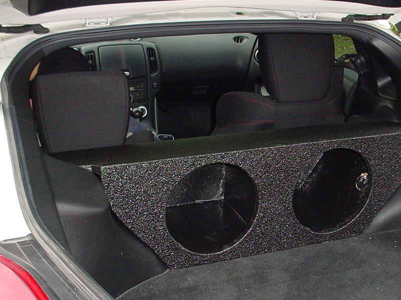 2009 and up Nissan 370Z Pro-Poly Subwoofer Box 2X12