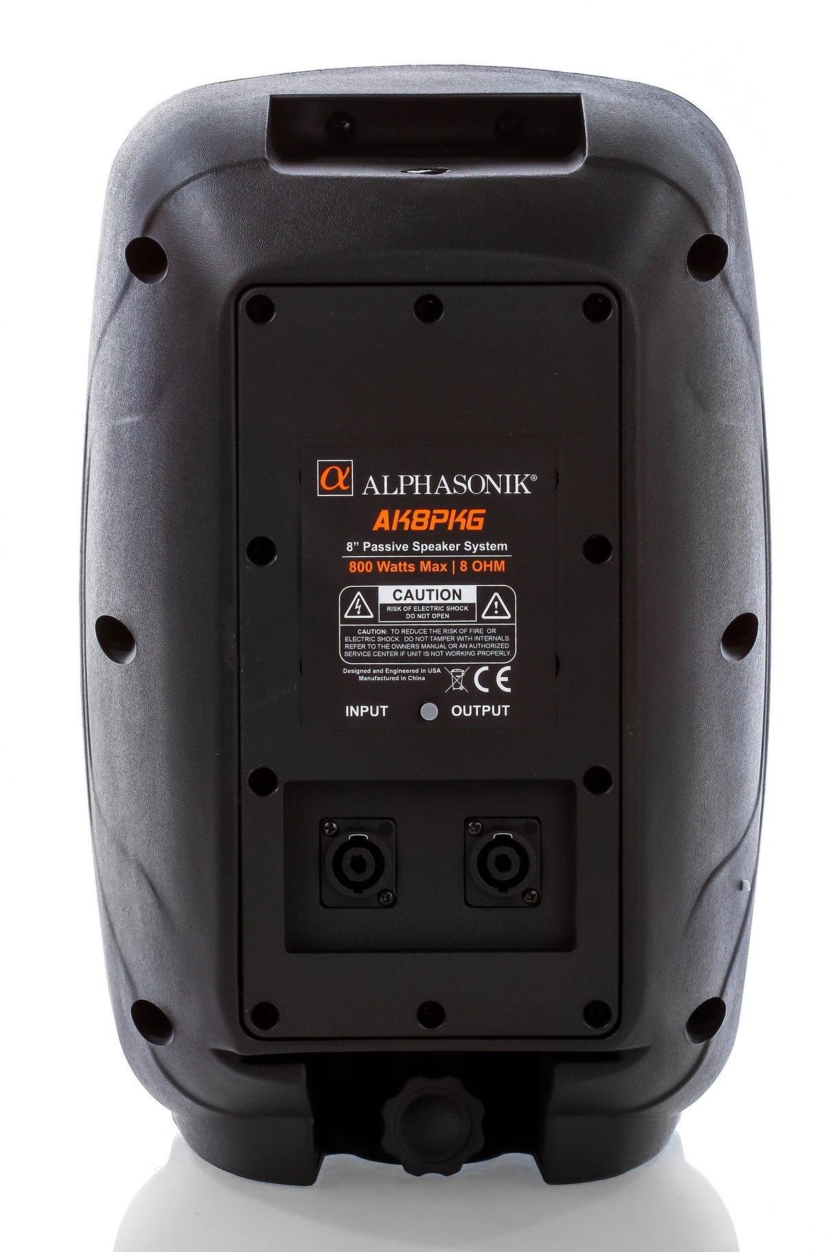 Alphasonik All-in-one 8" Powered 800W PRO DJ Amplified Loud Speakers
