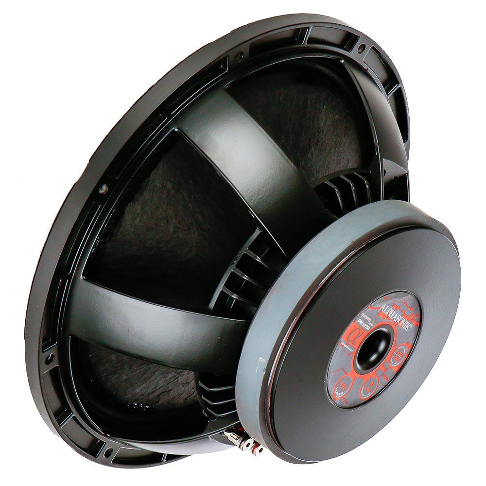 Alphasonik 12" Flagship Series 1000 Watts Raw Sub Woofer Speaker Cast Aluminum Basket Driver for Pro Audio PA DJ Cabinets Subwoofer with High Handling Power Extremely Clear and Loud - FW1232