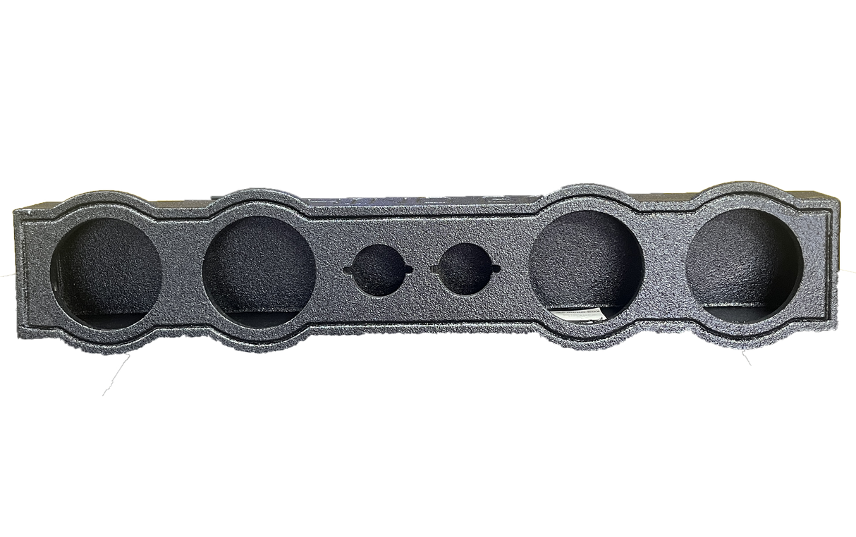 4 6.5" speaker and 2 3.5" tweeter speaker rack