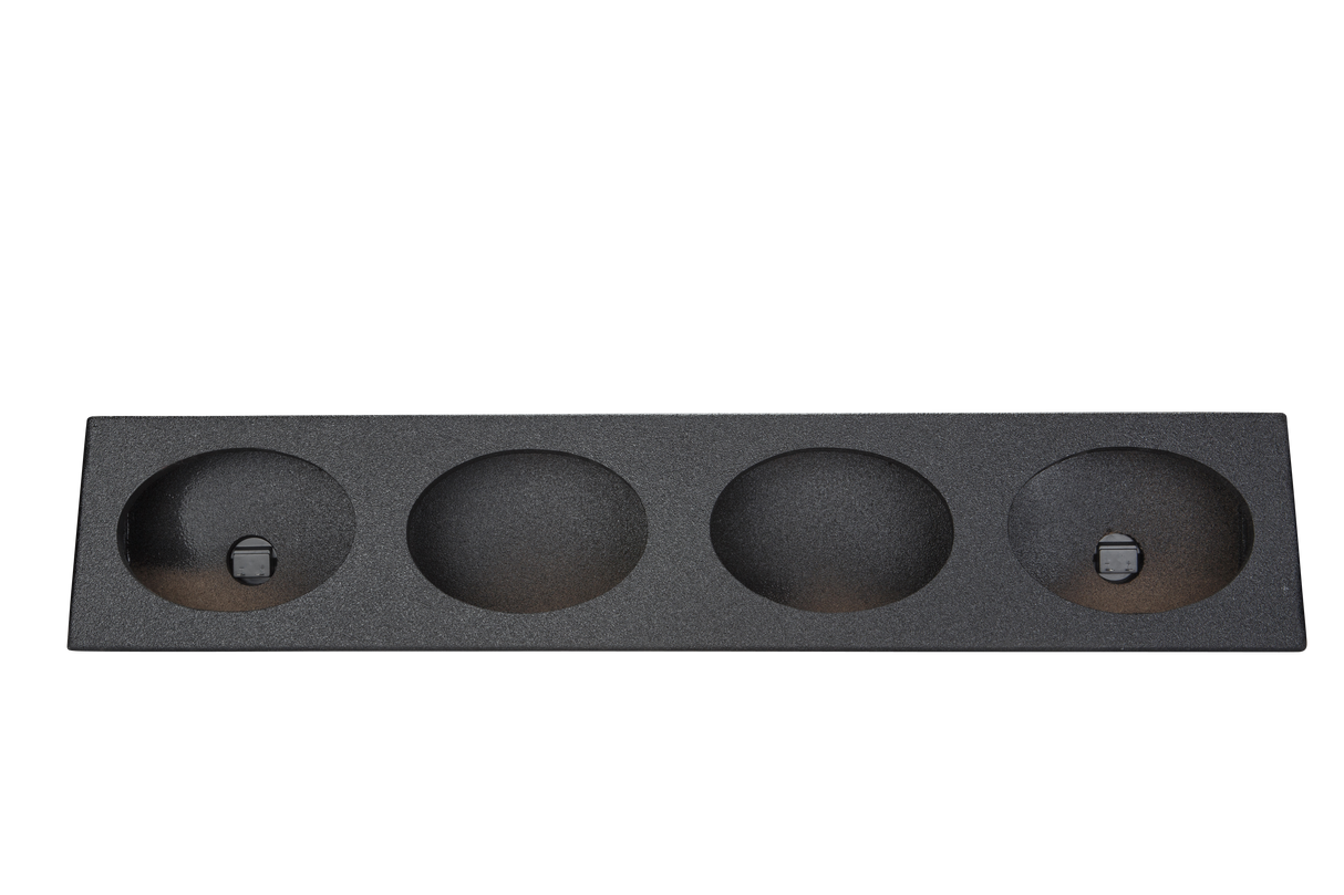 6 x 9 Four Hole "Angled" Speaker Box Poly