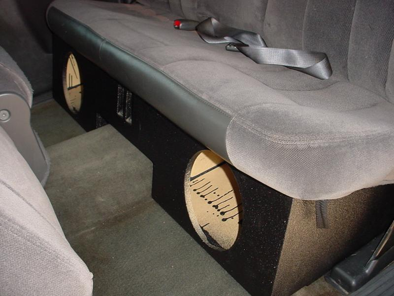 99-2006 Chevy Extended Cab 2-12'' Ported Poly subwoofer box