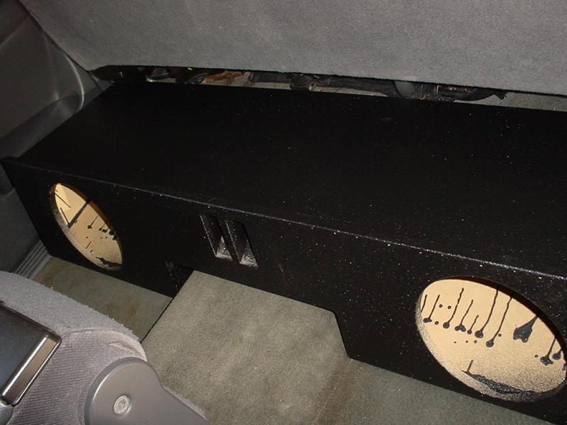 99-2006 Chevy Extended Cab 2-12'' Ported Poly subwoofer box