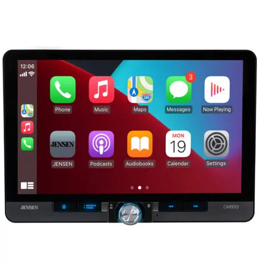 Jensen 10.1″ Receiver with Wireless Android Auto & Apple CarPlay – CAR1013