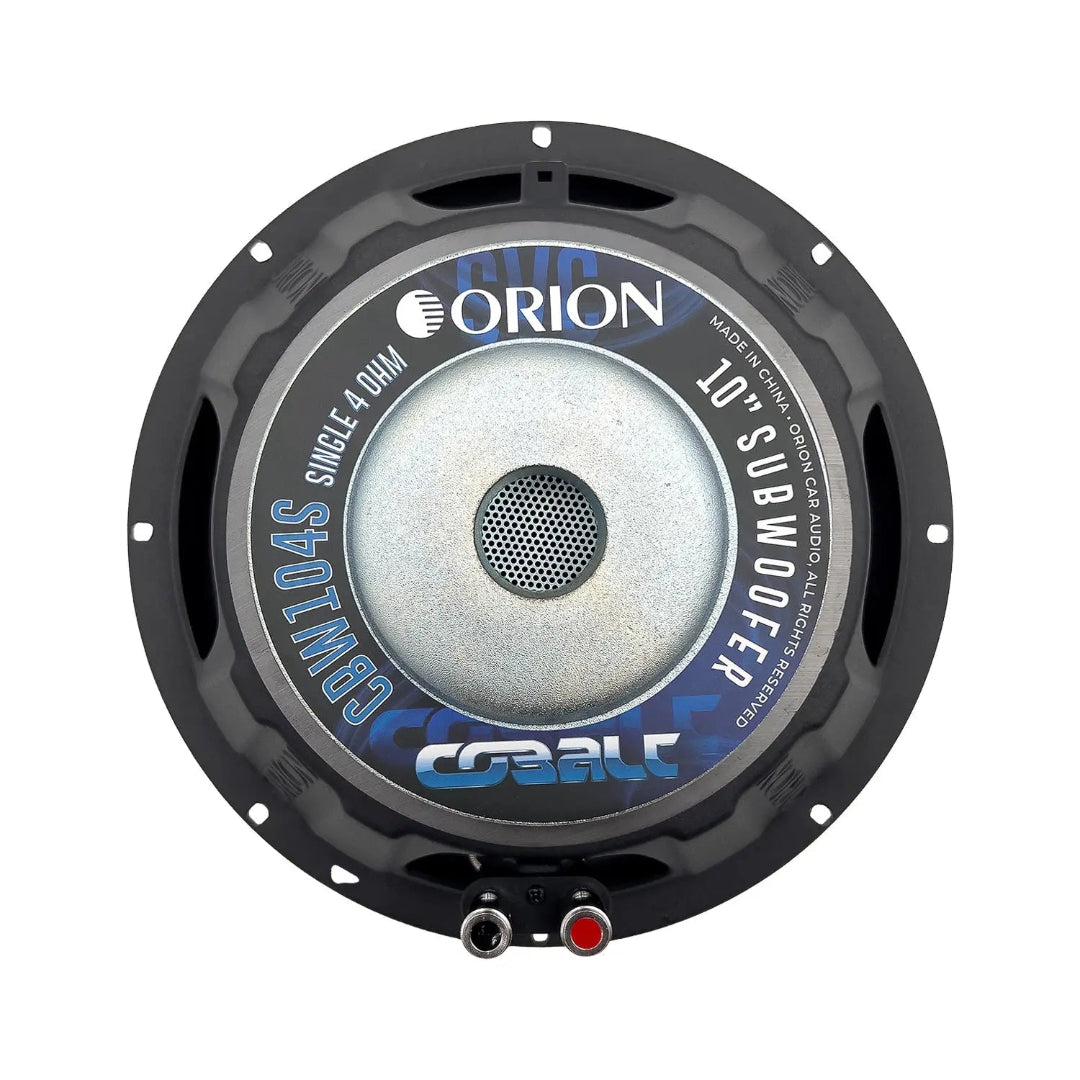 CBW104S - 10 Inch Subwoofer 300 Watts RMS 4-Ohm SVC - Orion Car Audio