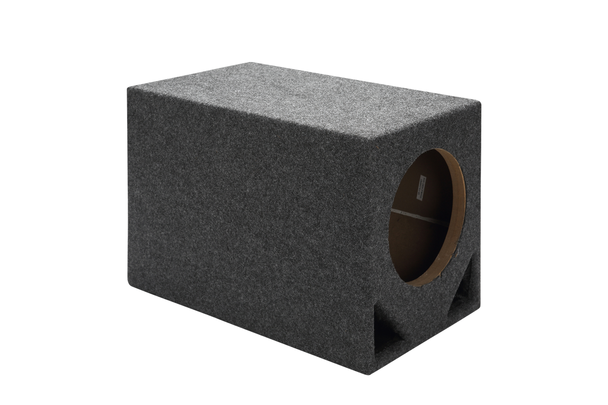 1x12'' Double slot ported Carpeted sub box