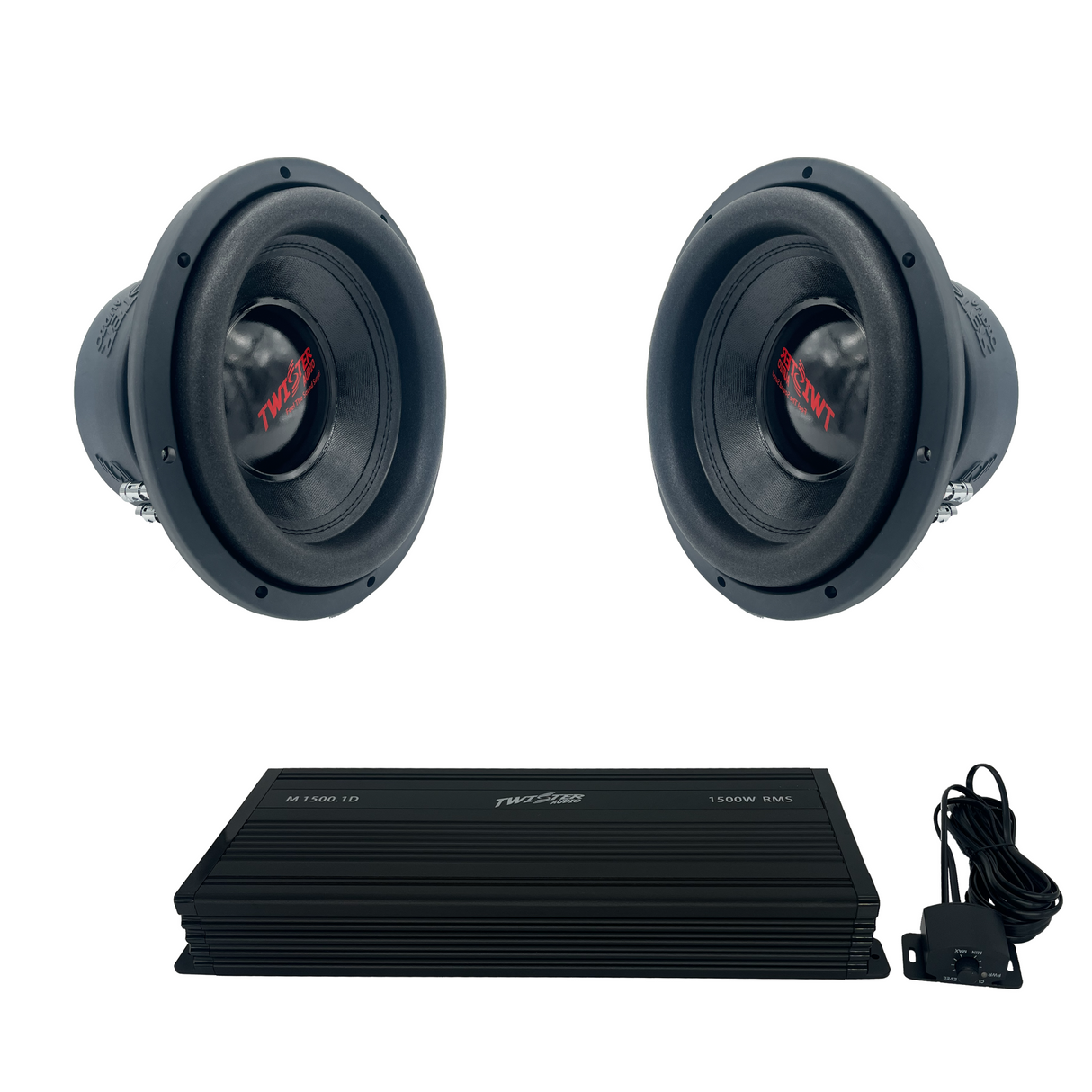 TWISTER AUDIO DUAL CARNAGE 10" BASS BUNDLE