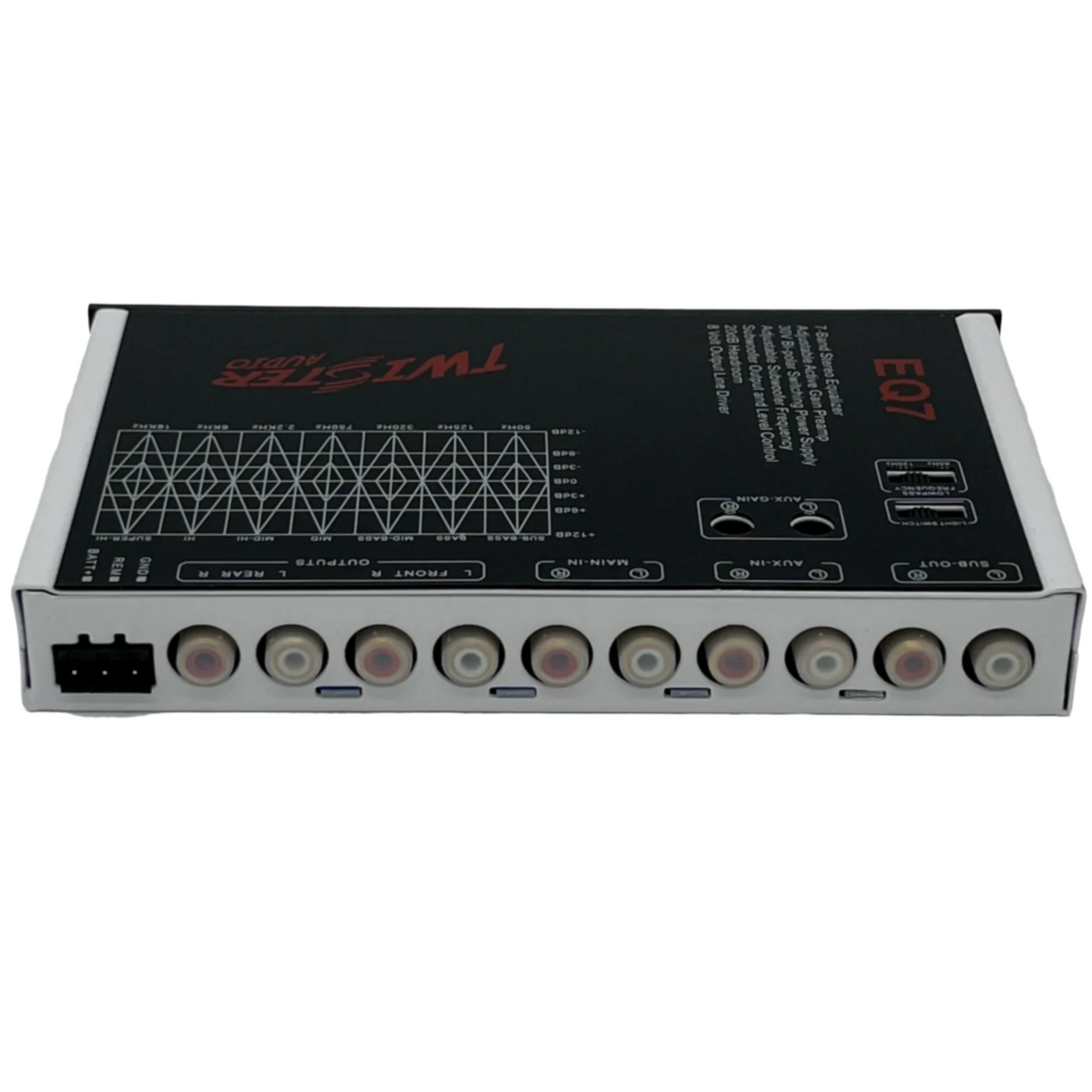 TWISTER AUDIO 7 BAND EQ WITH SUBWOOFER CONTROL (EQ7)