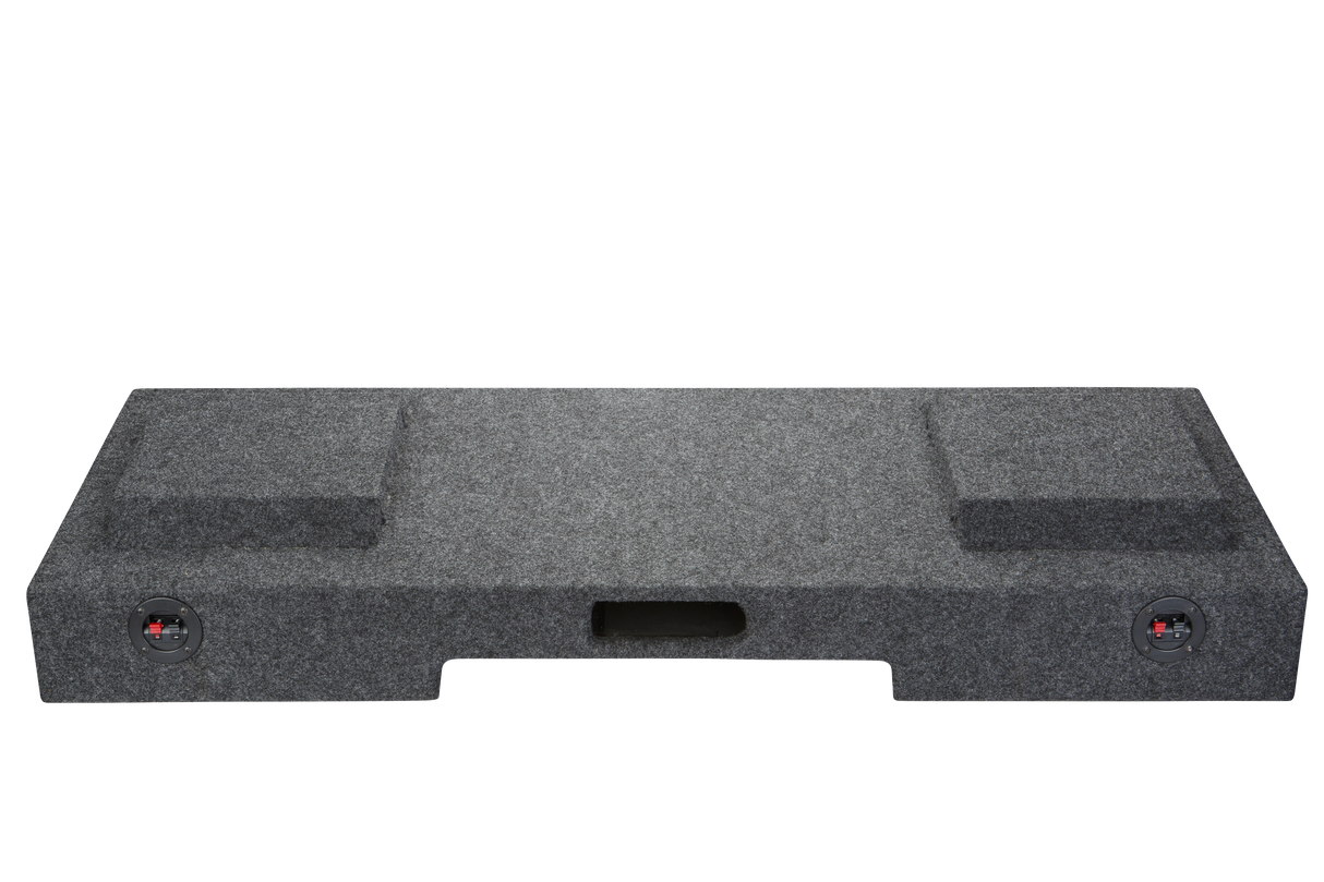 2008-2013 Chevy Crew cab Ported Carpeted Subwoofer Box 2X10