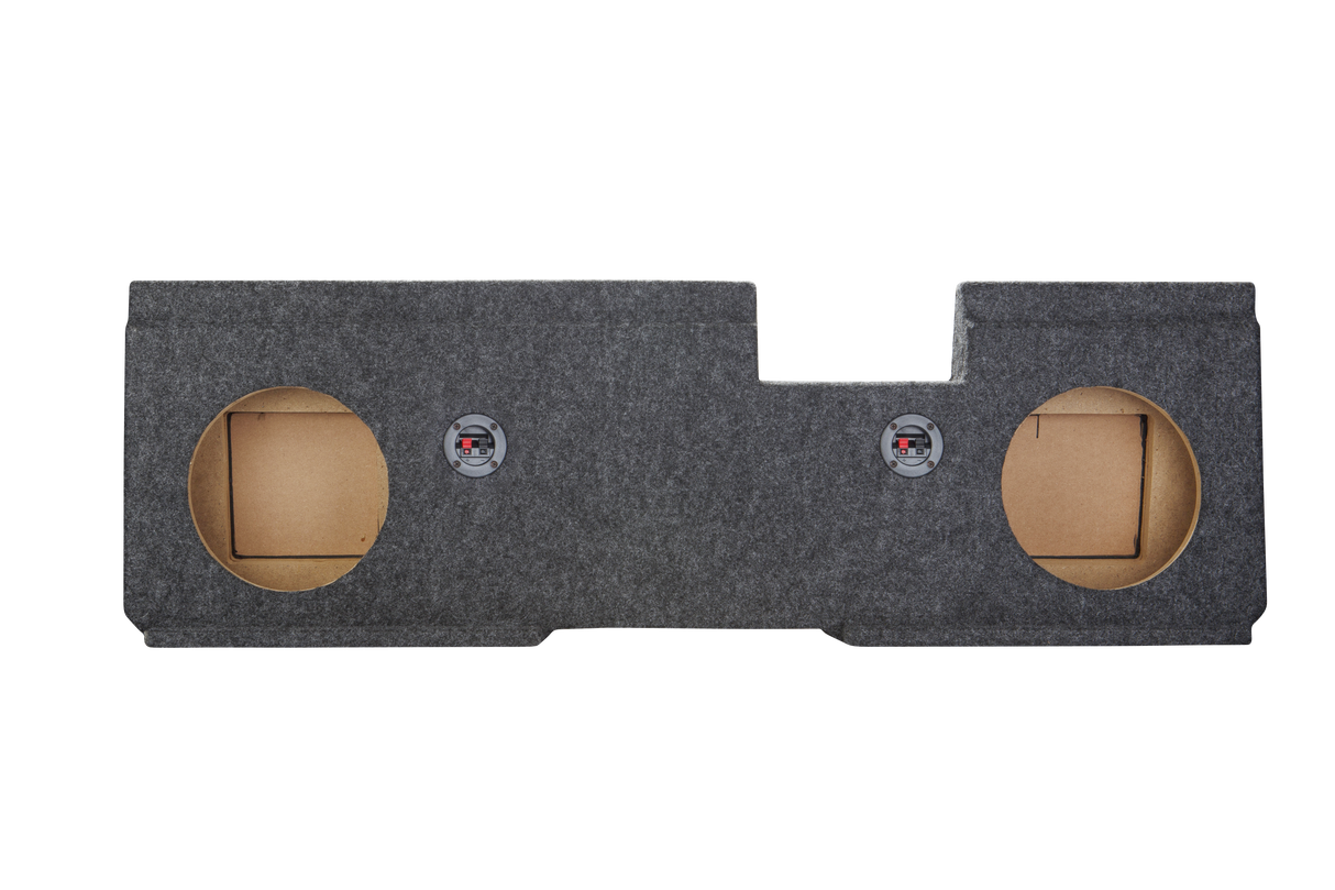 2014 and up Chevy Standard Crew Cab Subwoofer Box Sub Box 2x12 Carpeted