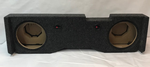 2014-2018 "XTRA DEEP" Chevy Crew Cab Pro-Carpeted Sub Box Subwoofer Box 2X8"