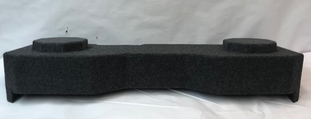 2014-2018 "XTRA DEEP" Chevy Crew Cab Pro-Carpeted Sub Box Subwoofer Box 2X12