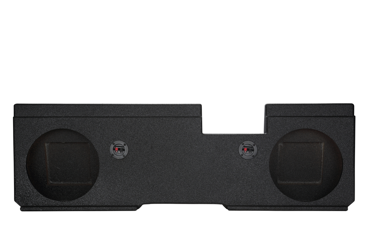 2014 & up Chevy Standard Crew Cab Ported Subwoofer Sub Box 2x12 Poly
