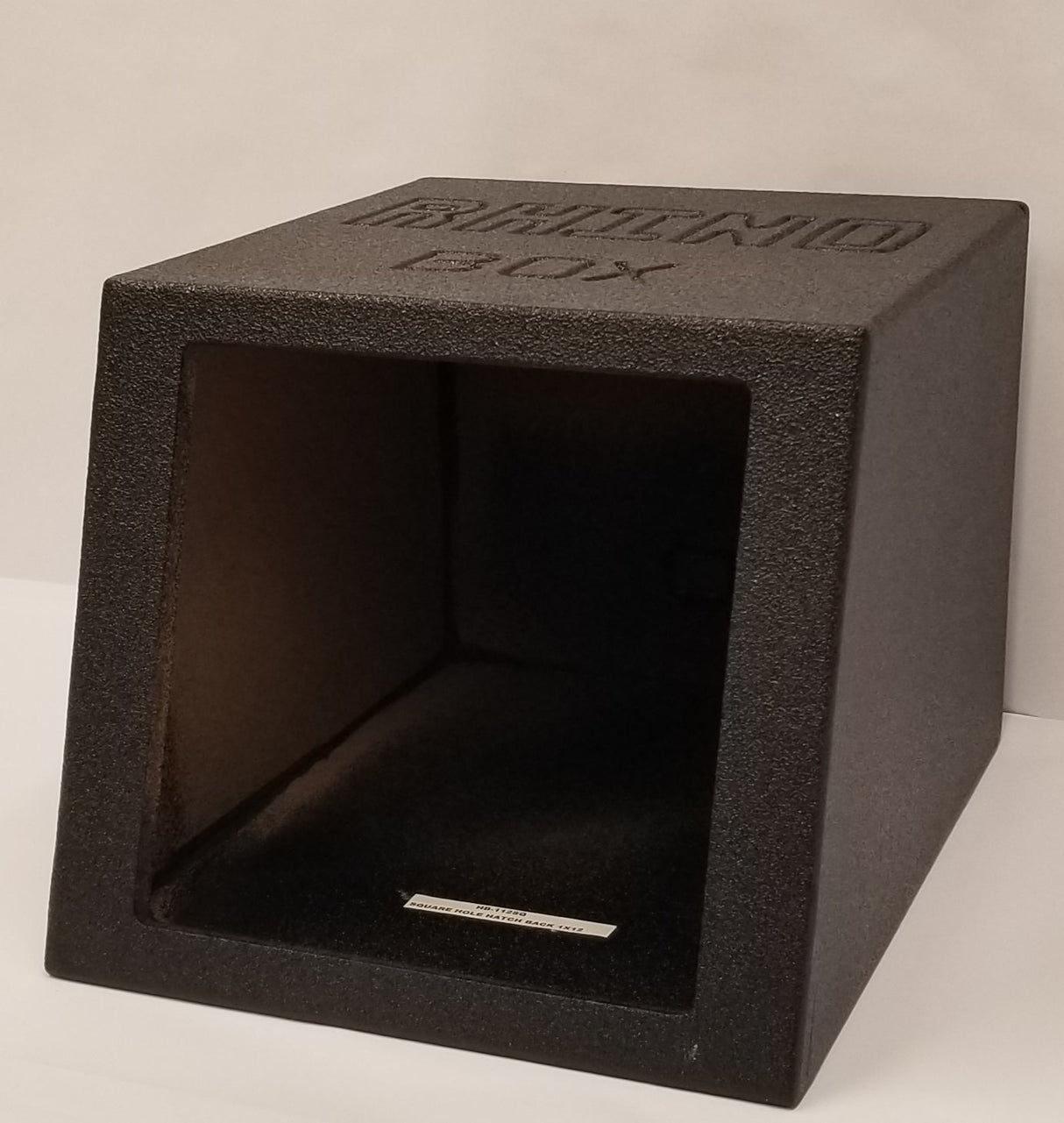 Hatch Back Square Hole 1x15" Poly Sub Box