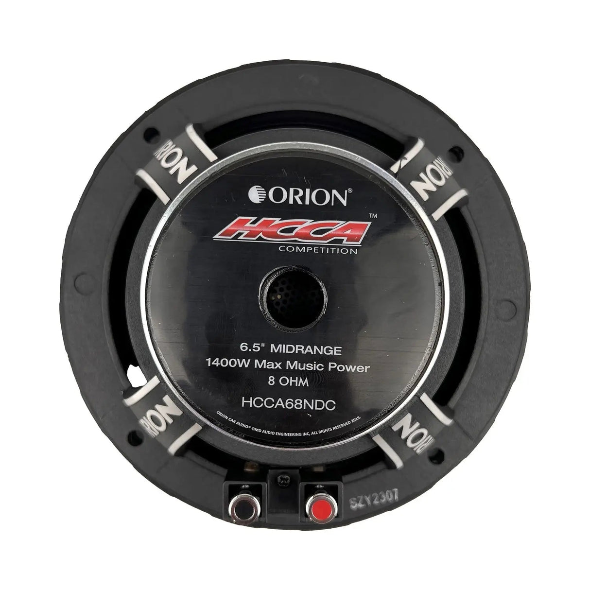 HCCA68NDC - 6.5 inch 8 Ohm Dust Cap Midrange Speaker 350 Watts RMS - Orion Car Audio