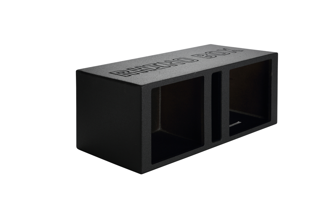 2x12" Square Hole Compact Slot Ported Poly Sub Box