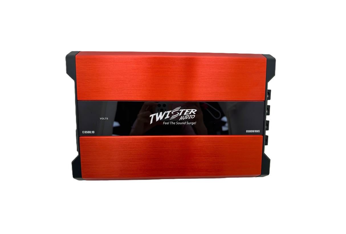 TWISTER AUDIO CARNAGE V2 SERIES 1 CHANNEL AMPLIFIER 8500W RMS/CH @ 1 OHM(C.8500.1)