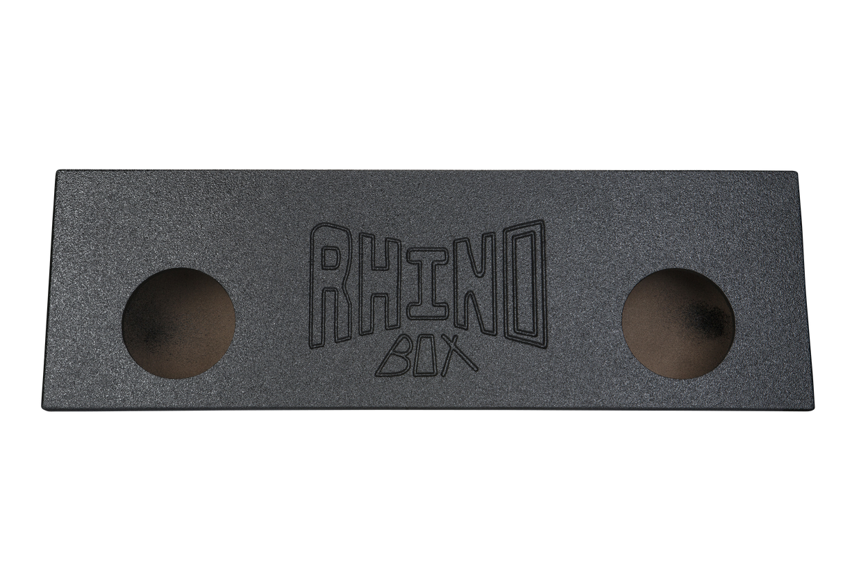 2 8" Behind The Single Cab Truck Seat Sub Woofer Box Poly