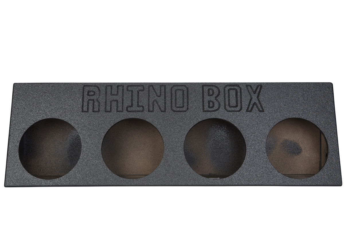 4 10" Behind The Single Cab Truck Seat Sub Woofer Box Poly