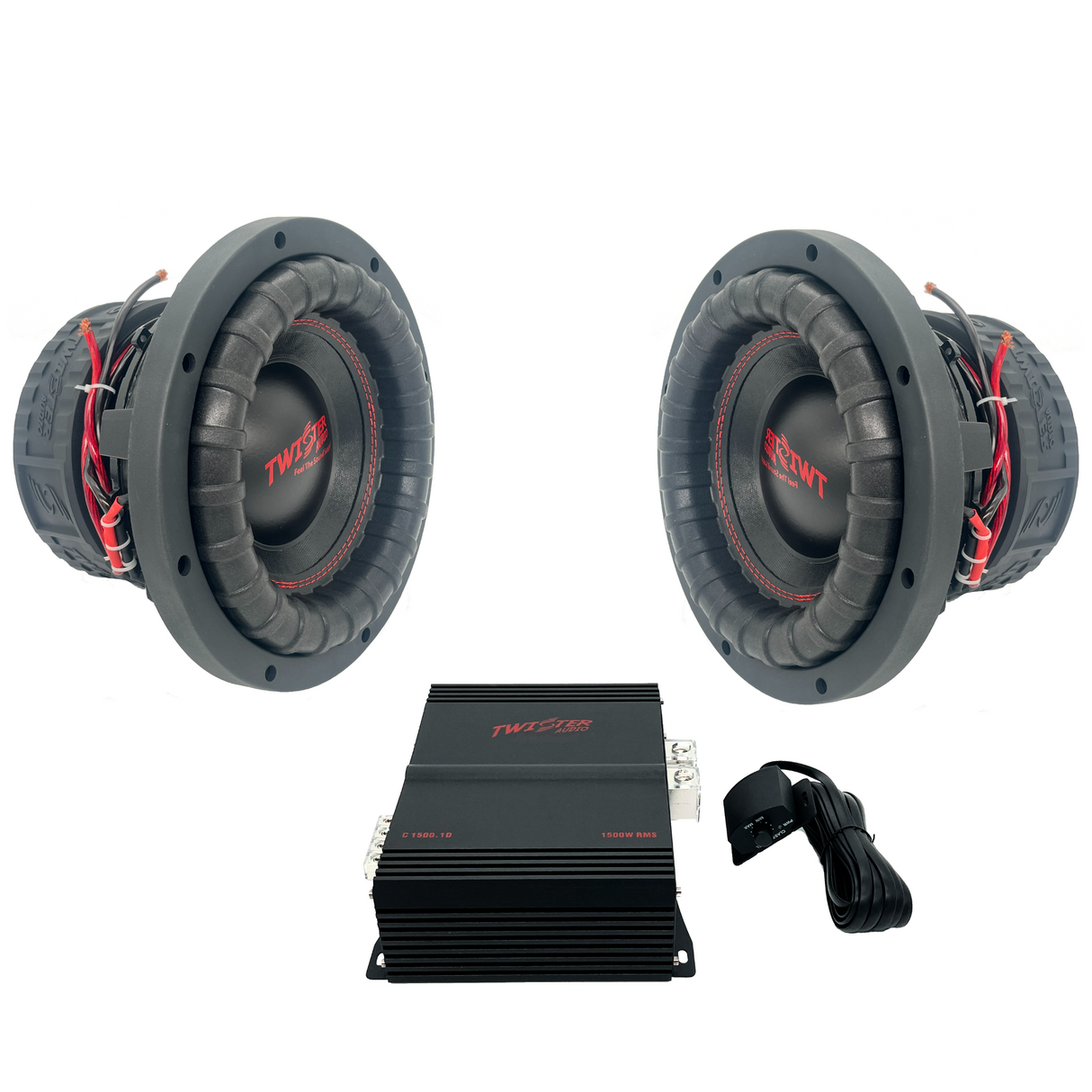 TWISTER AUDIO DUAL VORTEX 12" BASS BUNDLE