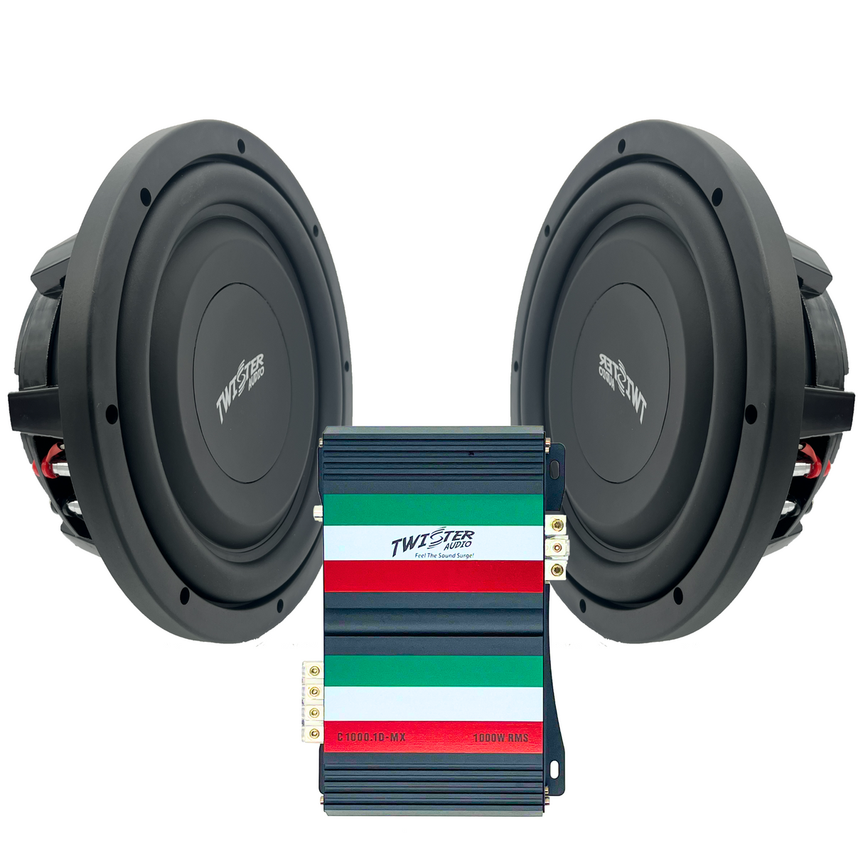 TWISTER AUDIO SHALLOW 10" BASS BUNDLE