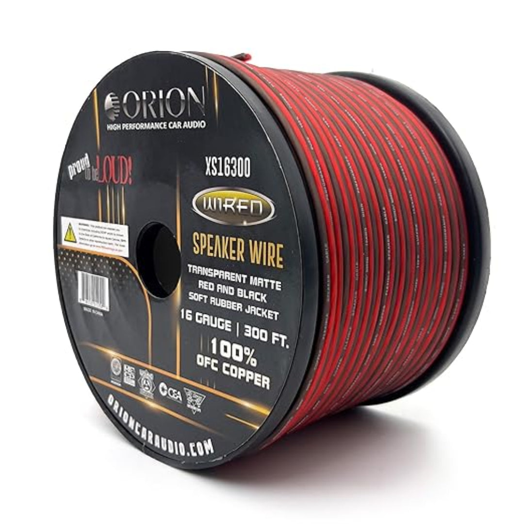 XS16300 Side Profile View Speaker Cable Roll