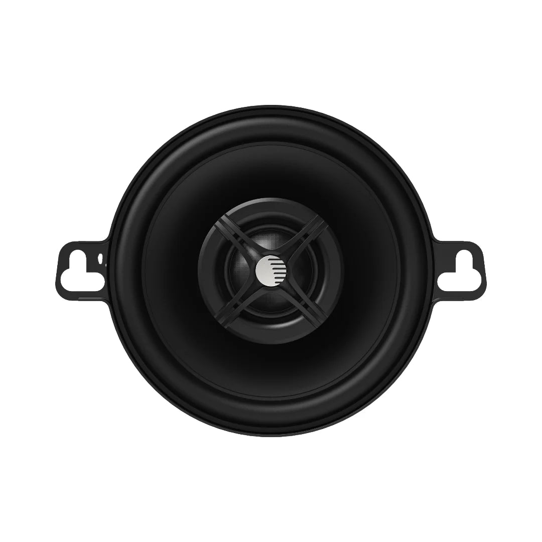 Orion XTR35.2 car speaker front view showing cone and dust cap