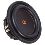 Alphasonik NSW410 Neuron 400 Series 1200 Max / 400 Watts RMS Dual 4 Ohm Car Subwoofer w/ High Grade Magnet Non Pressed Paper Carbon Stitched Cone Cooling Rings System Speaker Bass Sub Woofer