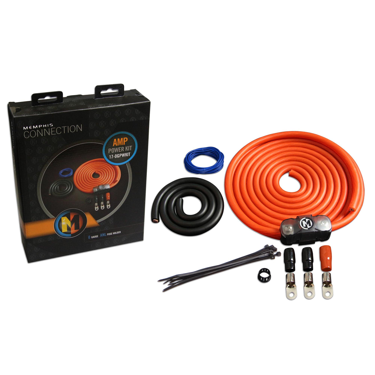 0G WIRE KIT WITH FUSE NO RCA
