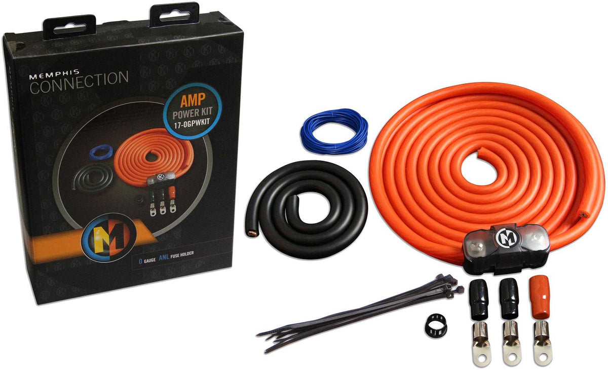 0G WIRE KIT WITH FUSE NO RCA