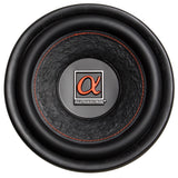 Alphasonik HSW212 Hyper 200 Series 12” 1200 Watts Max / 400 Watts RMS Single 4 Ohm Car Subwoofer Stamped Alpha Steel Basket with High Grade Magnet Non Pressed Paper Cone Audio Speaker Bass Sub Woofer