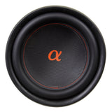 Alphasonik NSW408 Neuron 400 Series 8” 750 Watts Max / 250 Watts RMS Dual 4 Ohm Car Subwoofer w/ High Grade Magnet Non Pressed Paper Carbon Stitched Cone Cooling Rings System Speaker Bass Sub Woofer