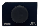 Black speaker enclosure with 'XTP6' and '800 Watts' text on a white background