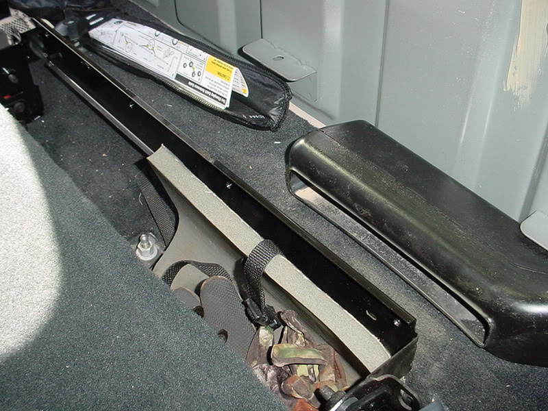 2001-2007 Chevy Crew Cab HD Behind the Seat Sub Box 2x12" Carpeted