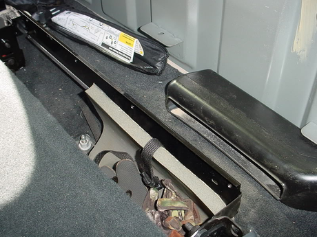 2001-2007 Chevy Crew Cab HD Behind the Seat Sub Box 2x12" Carpeted