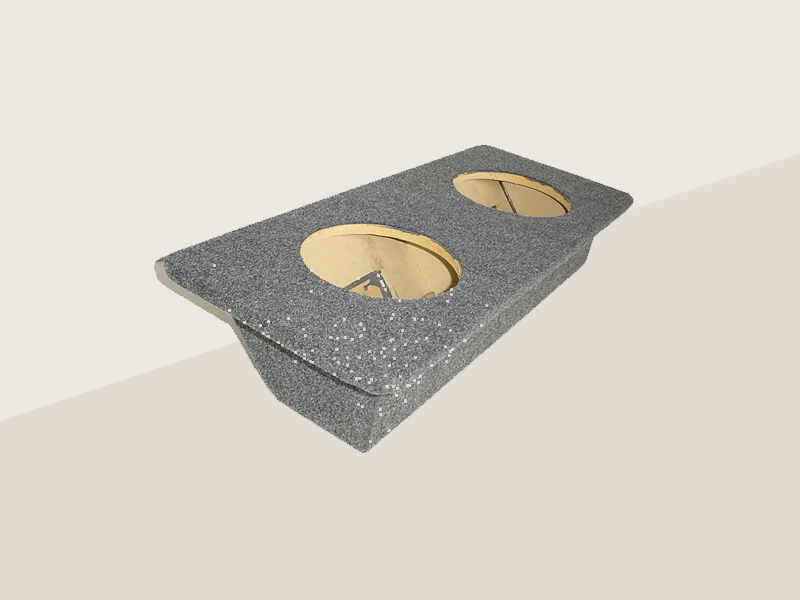 2004-2006 Toyota Tundra Double Cab 2 x 8" Sub Box Carpeted