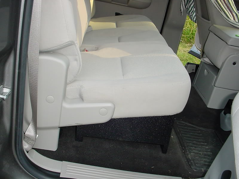 2008 Up Chevy-Gmc Crew Cab Single 8" Subwoofer Box