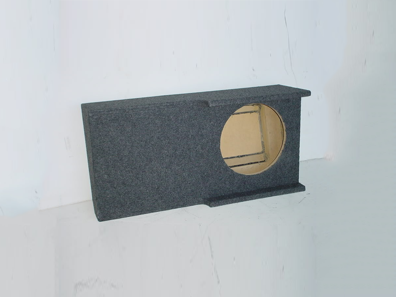 2008 Up Chevy-Gmc Crew Cab Single 8" Subwoofer Box Carpeted