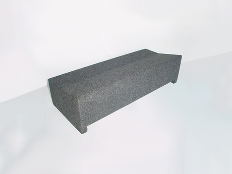 2009+ Ford F-150 Super Crew Cab Single 10" Ported Sub Box Carpeted