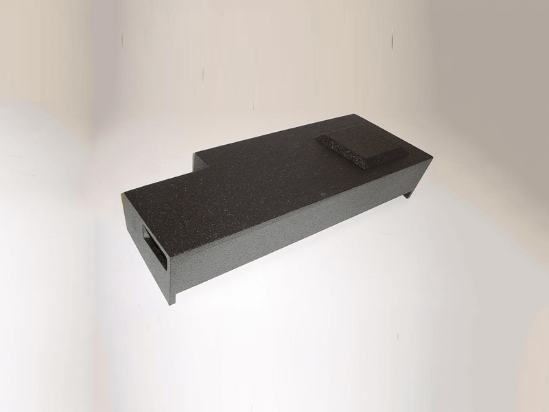 2014 & UP Chevy Crew Cab Single Ported Pro-Carpeted Subwoofer Box 1X12