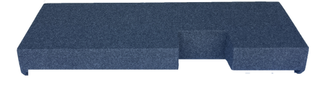 2019 & UP CHEVY CREW CAB DOWN FIRE PORTED 2 X 8" Carpeted