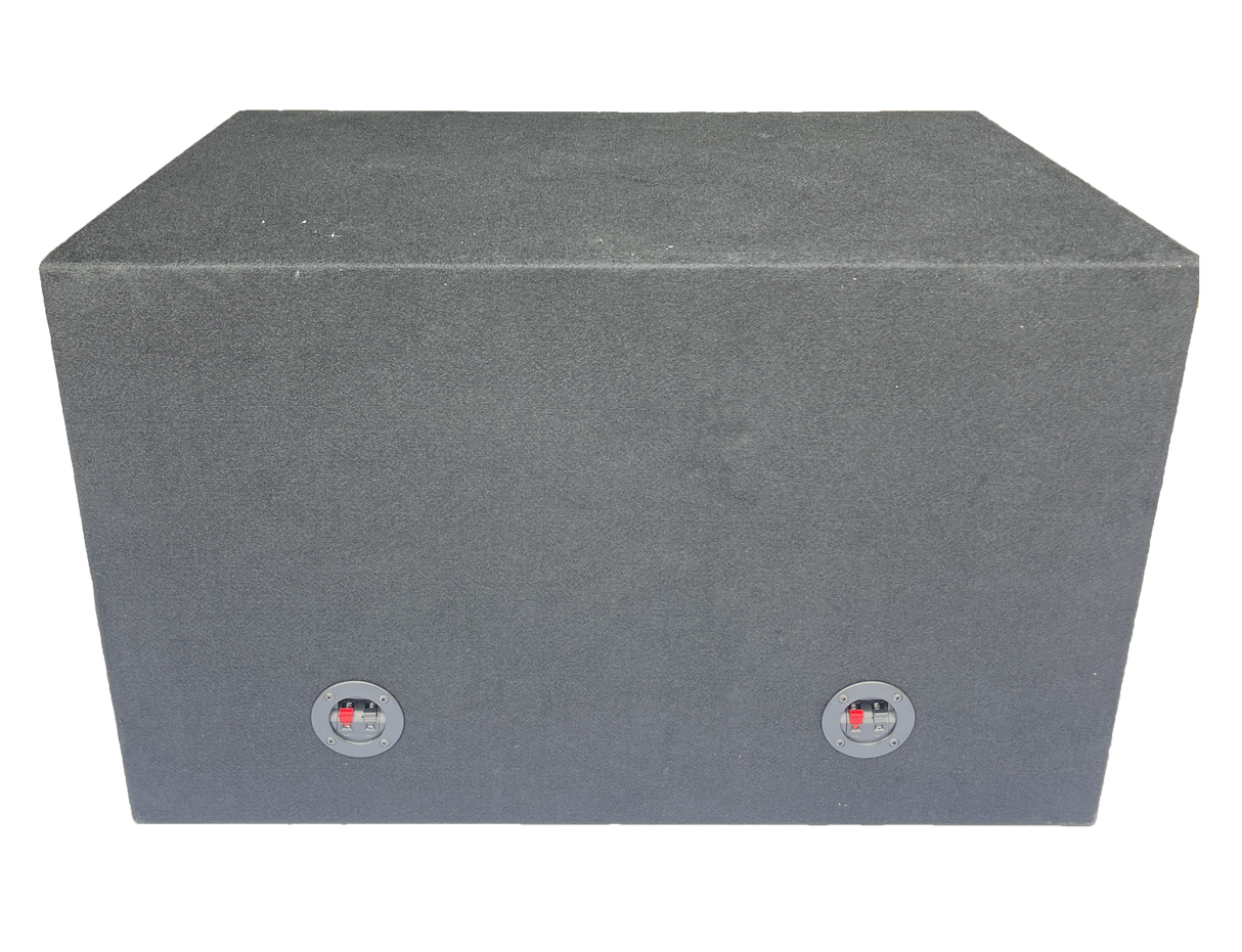 DOUBLE PORT 2X15 SQUARE Carpeted