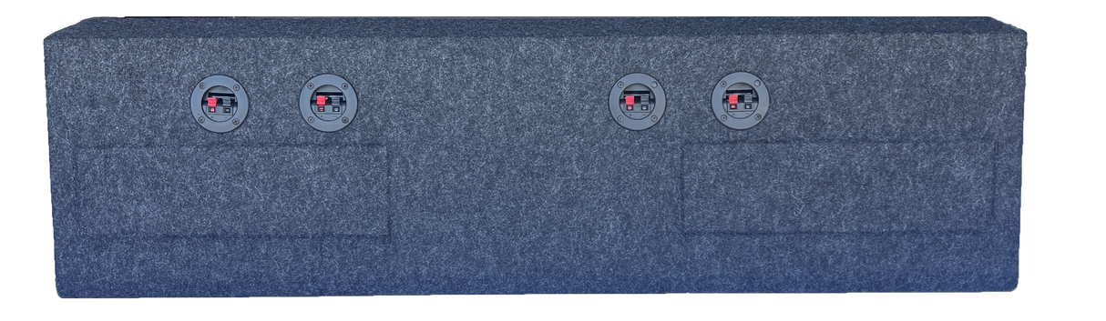 2014 & UP  CHEVY CREW CAB  FRONT FIRE  PORTED 4x8 Carpeted