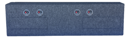 2014 & UP  CHEVY CREW CAB  FRONT FIRE  PORTED 4x8 Carpeted