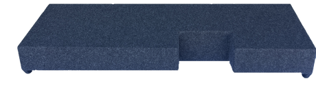 2019 & UP CHEVY CREW CAB DOWN FIRE 2X12" Carpeted