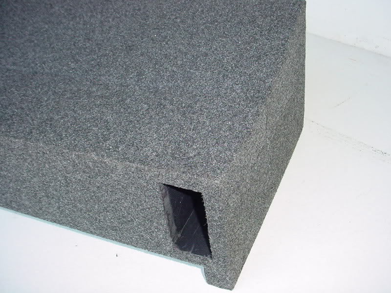 2009+ Ford F-150 Super Crew Cab Single 10" Ported Sub Box Carpeted