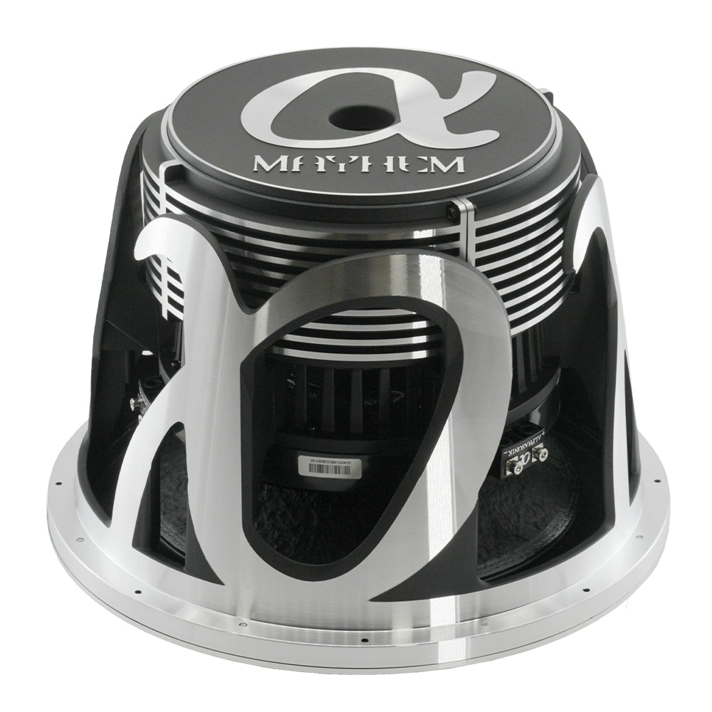 Mayhem 15” Dual 4-Ohm Subwoofer – 3000W RMS, Ultra-Efficient SPL Bass