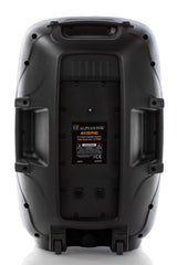 Alphasonik All-in-one 15" Powered 2500W PRO DJ Amplified Loud Speakers